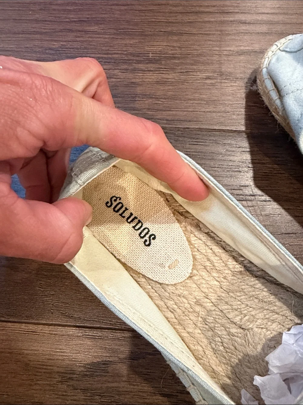 Saludos Flamingo Embroidery Flats Espadrilles Size 8 - C65-008